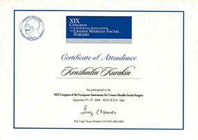 XIX Congress of the European Association for Cranio Maxillo Facial Surgery