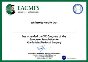 XX Congress of the European Association for Cranio-Maxillo-Facial Surgery